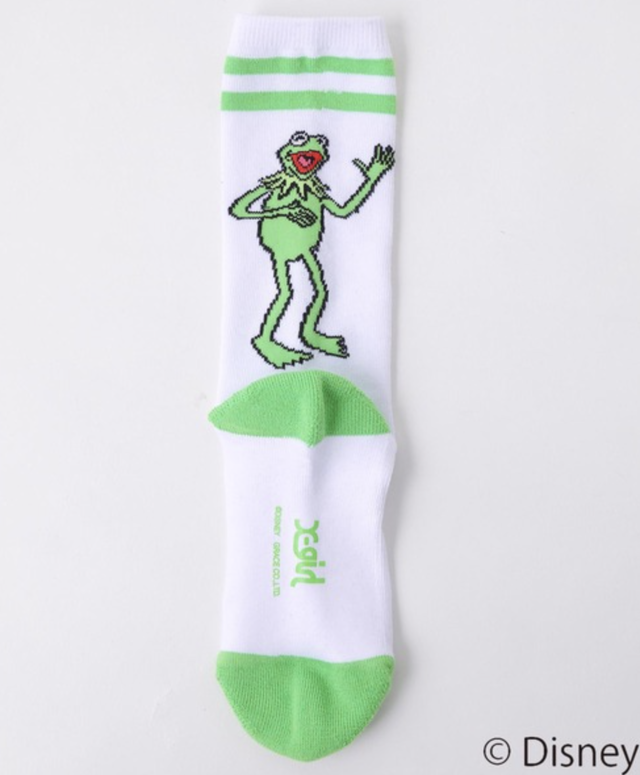 X Girl X Girl Disney The Muppets Socks ディズニーコラボ ザ マペッツ カーミット Xgirl Xg エックスガール Inception