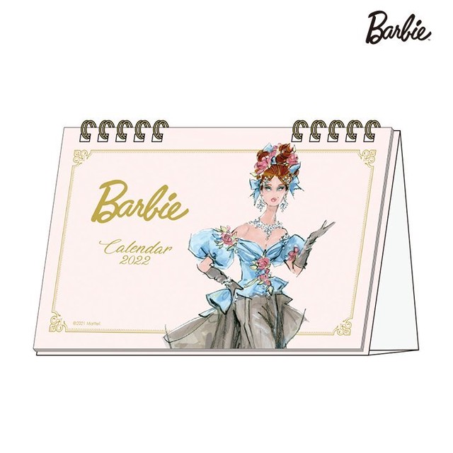 バービー Barbie 22 Calendar S サイズ 卓上カレンダー デスクカレンダー Sunstar Stationery 雑貨屋スノーアリッサム