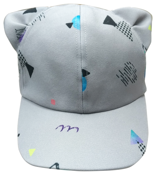 グラフィック ネコ耳 キャップ Vivioshop