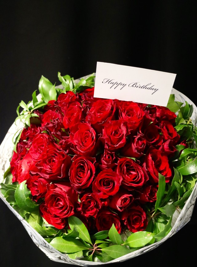 7 還暦御祝い 赤バラ60本花束 Orni