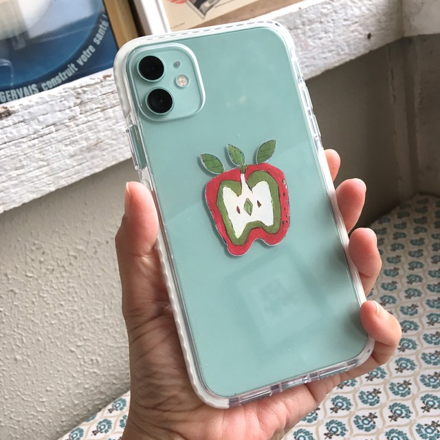 Iphoneケース りんご Rei Kumagai 新作イラスト Bambi Store Iphoneケース りんご Rei Kumagai 新作イラスト Bambi Store