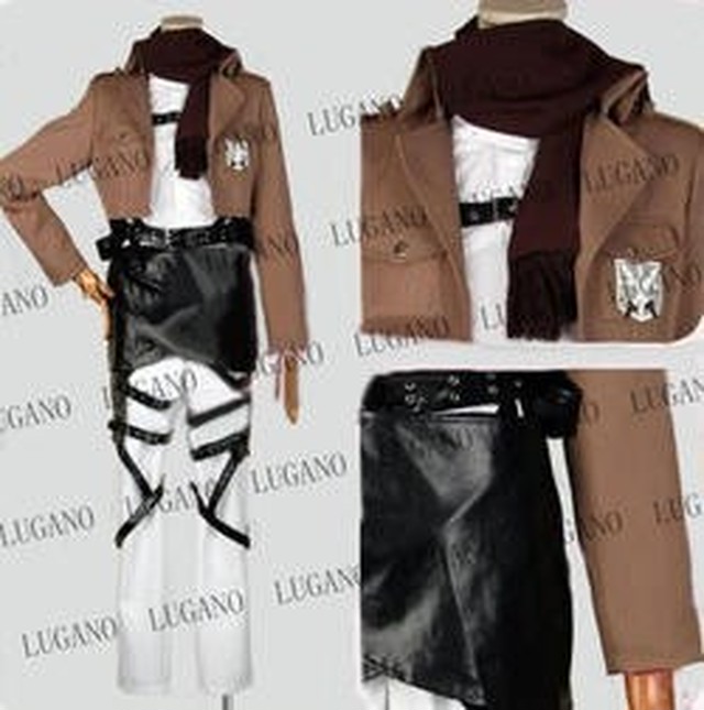 K5149 進撃の巨人 しんげきのきょじん Attack On Titan ミカサ アッカーマン 調査兵団 コスプレ衣装 Cosplay コスチューム ルガーノショップ