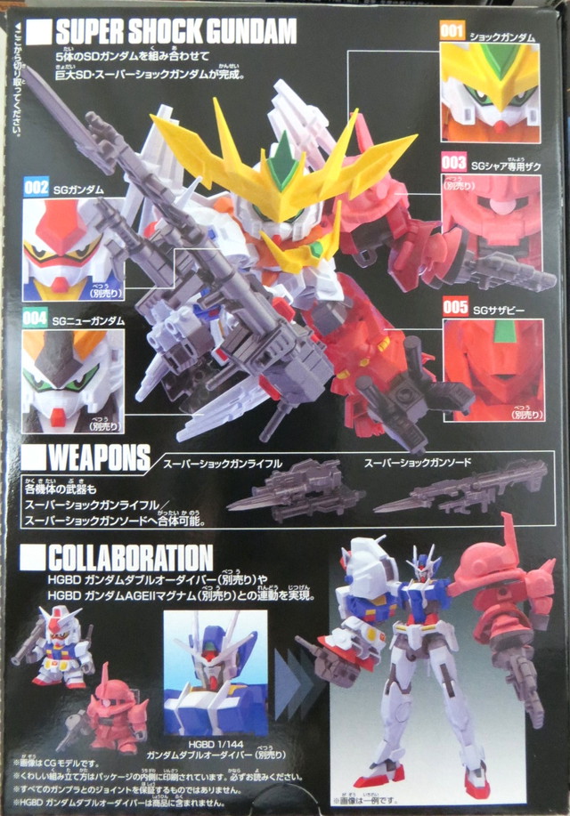 バンダイ ミニプラ ガンダムビルドダイバーズ スーパーショックガンダム 5体セット バットカンパニー