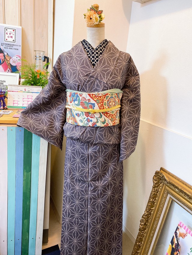 独特な 【送料無料】 ⭐️紬着物⭐️【美品】和服 和装 - 着物