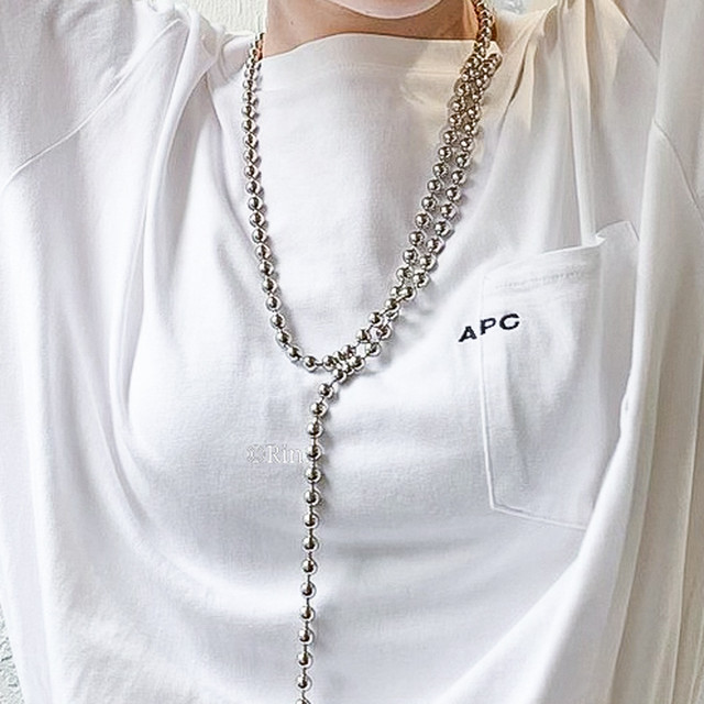 再入荷 ロング チェーンネックレス N007 Rin Accessory