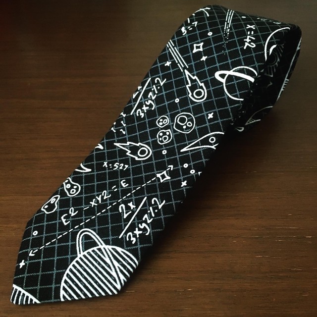 白黒宇宙柄ネクタイ Tiesocietyjapan 白黒宇宙柄ネクタイ Tiesocietyjapan