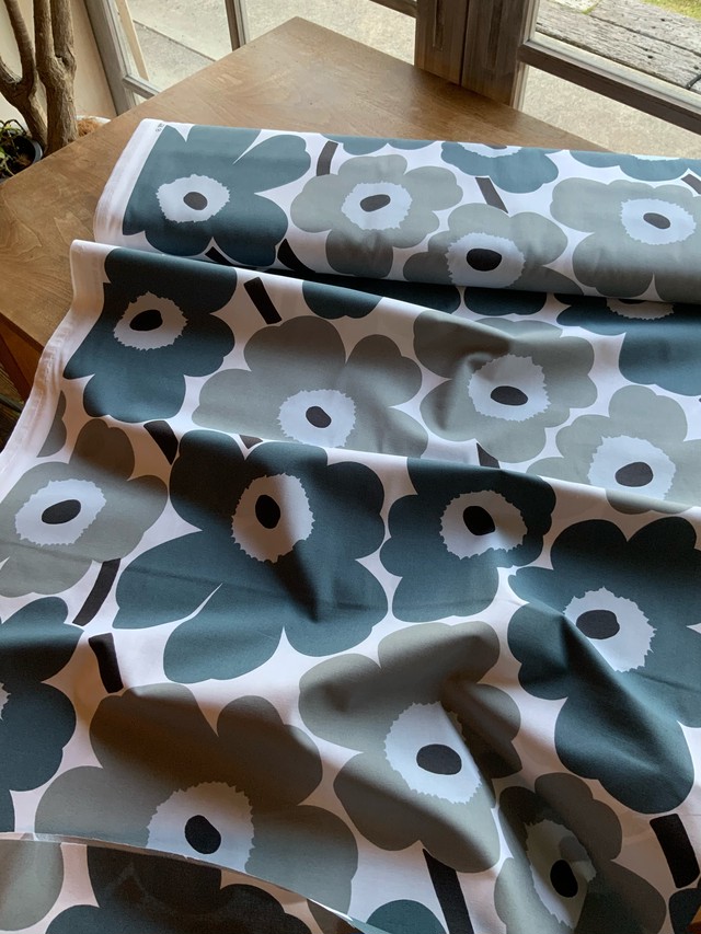 Pieni Unikko ピエニウニッコ グレー Dlofres Fabric Online Shop