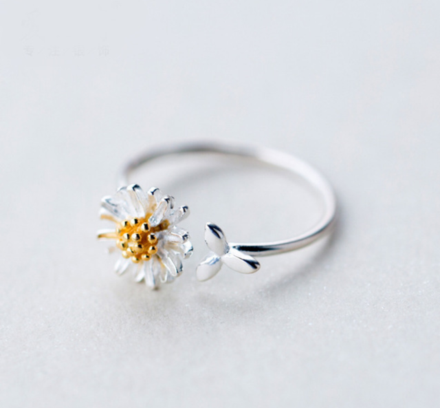 可愛い お花 フラワー リング 指輪 フリーサイズ Starry