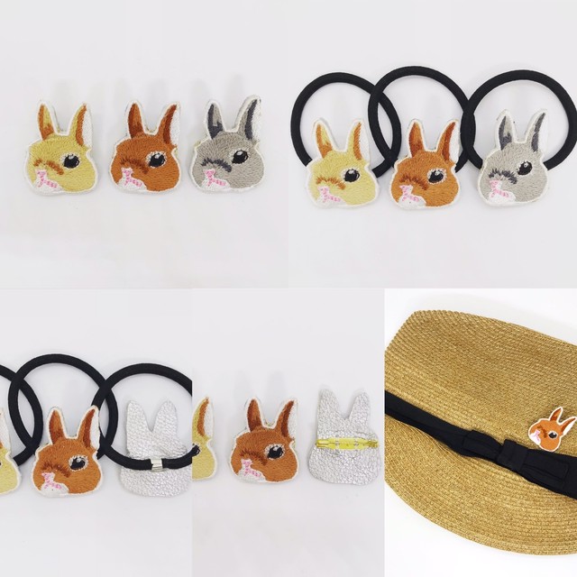 うさぎブローチ ヘアゴム Keora Keora Web Store