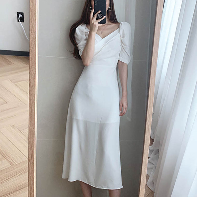 カシュクールワンピース オフショル 袖コン レディース I00 Bshop