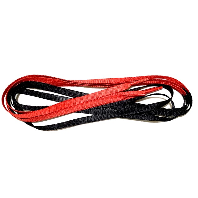 black laces red tips