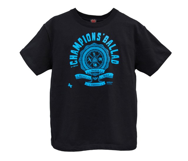 ゼルダの伝説 ブレスオブザワイルド /英傑カレッジTシャツ (ブラック)/THE KING OF GAMES