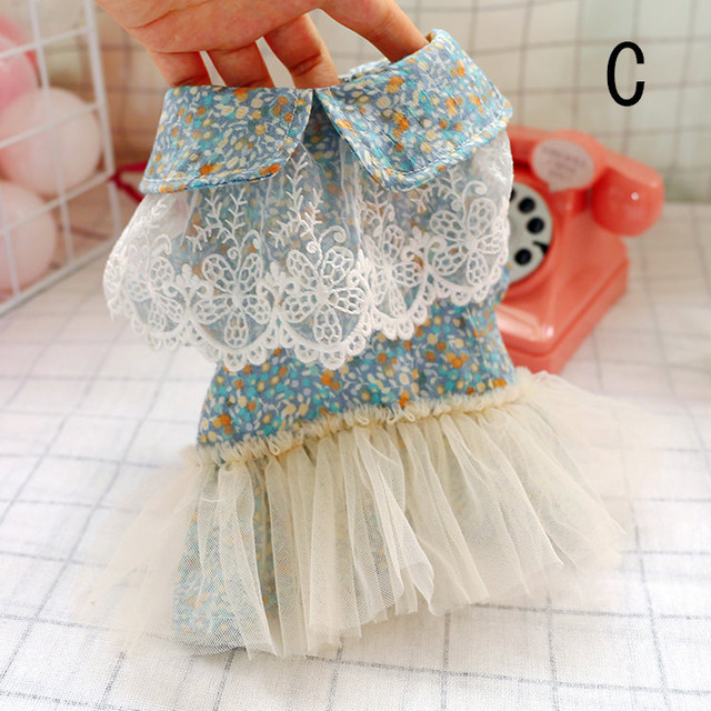 送料無料 犬の服 花柄ワンピース スカート 前開き ボタン ペットグッズ Petbaby 犬洋服 かわいい お散歩が楽しくなりますよっ Nextcase