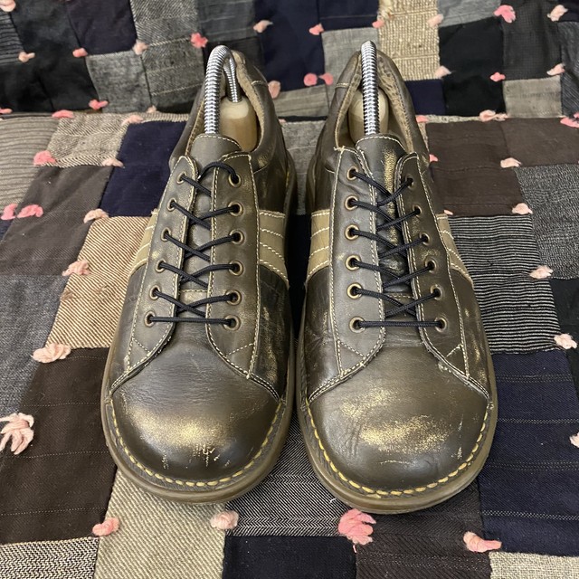 Dr Martens ドクターマーチン レザーシューズ スニーカータイプ 6ホール ブラウン Uk6 Slat Albatross Vintage