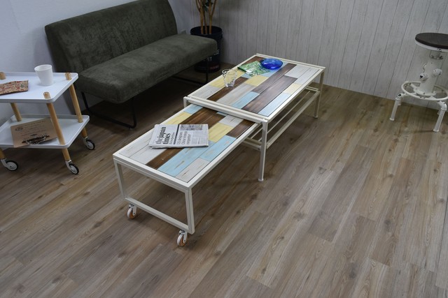 Shabby Chic Stretch Table / シャビーシックスタイル シャビーシック 伸縮テーブル
