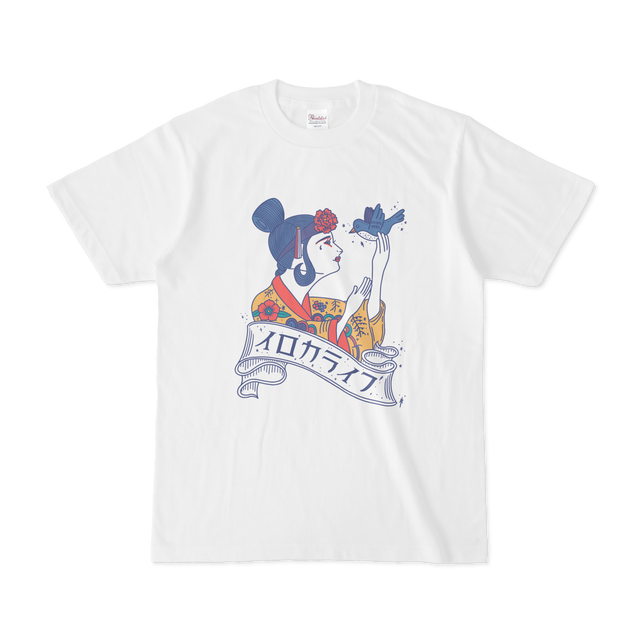 琉装と幸せの青い鳥Tシャツ