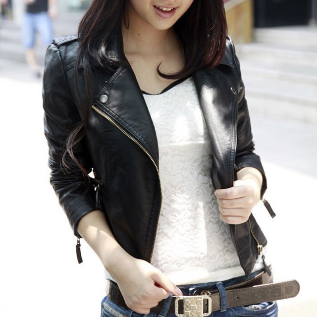 ライダースジャケット レディース ジッパー式 Ali S Store