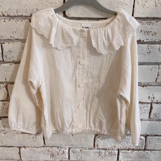 襟レースブラウス 子供服titi