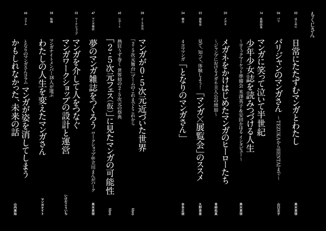 マンガナイト制作zine となりのマンガさん マンガナイト