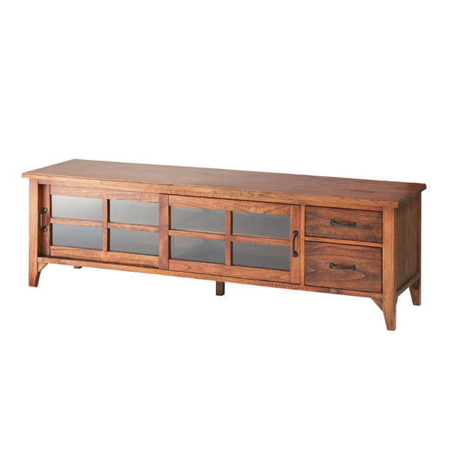 Mindy Wood TV Board 1500 / 北欧アンティークスタイル 木製 テレビ台 150cm