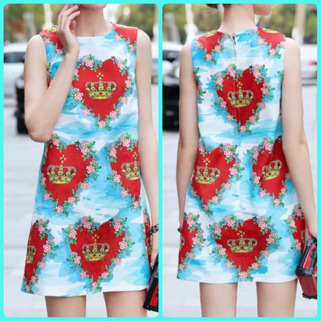 即納 廃盤 日曜まで大sale Xlサイズ1点のみ在庫セー ハート ノースリーブ ワンピース Xl あり ミニスカート ハート 可愛い 水色 青 春夏 爽やか Loveysmileshop