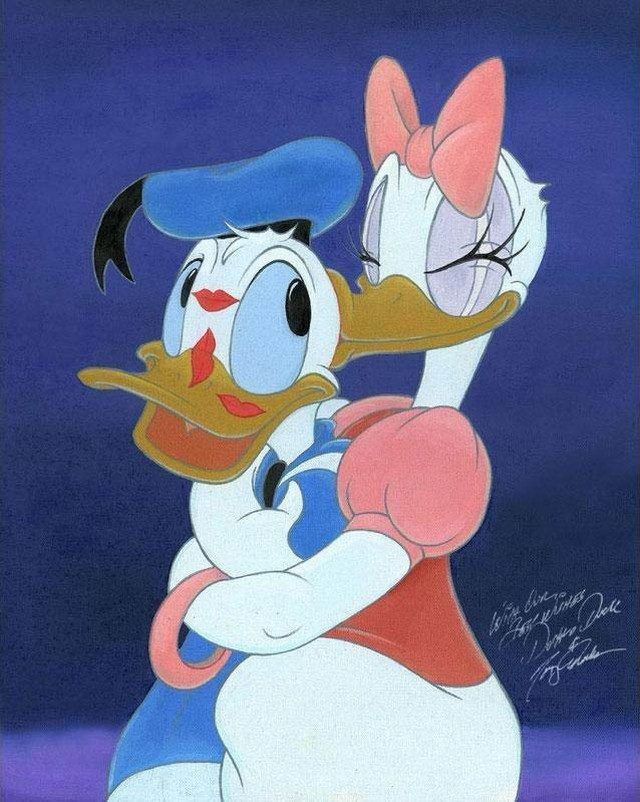ドナルドダック ディズニー絵画 ポスター