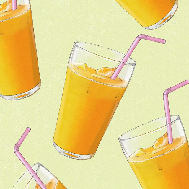 トップ 100 オレンジジュース イラスト サンセゴメ