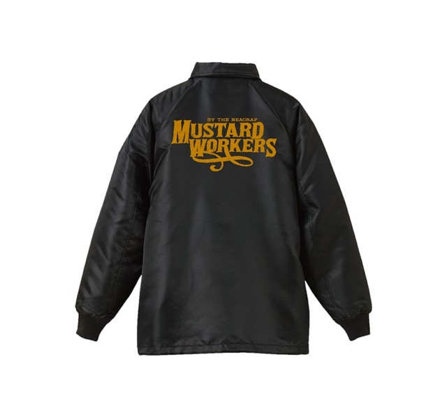 即納特典付き Mustard Workers マスタードワーカーズ Original Boa Coach Jacket コーチジャケット Black ブラック ロングセラー Fundara Org Ar