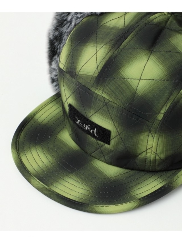 X Girl Quilting Dog Ear Jet Cap ドックイヤー ジェットキャップ Xgirl Xg エックスガール Inception