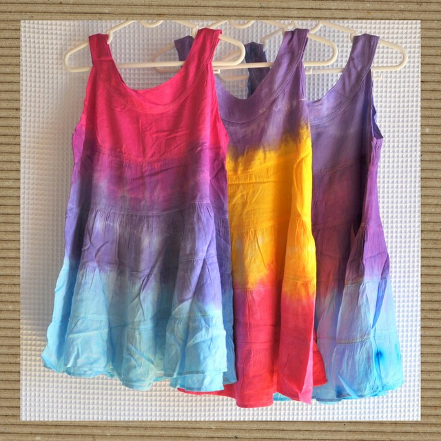 Sale タイダイ染キッズ用ワンピース 対象年齢 7 8歳 Far Out