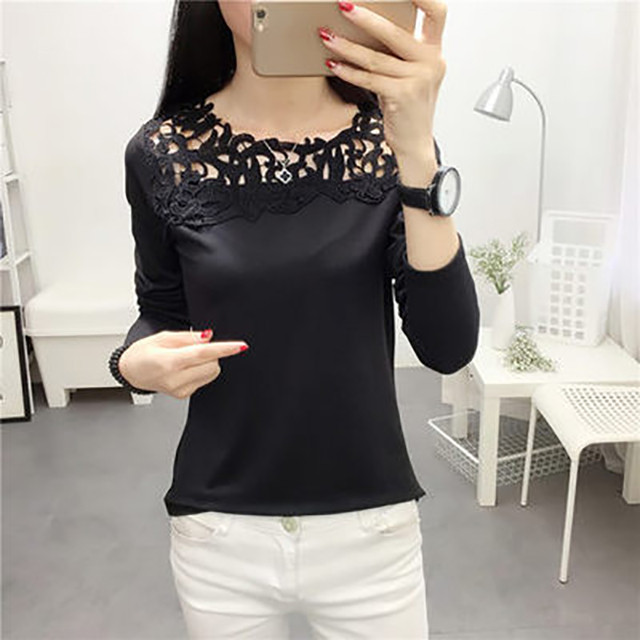 レディース トップス カットソー カットソートップス レース レーストップス レース長袖 黒レーストップス 肩レーストップス レースシースルートップス Xl2xl3xl T000 Haln0501 胡蝶の夢 大きいサイズ専門店