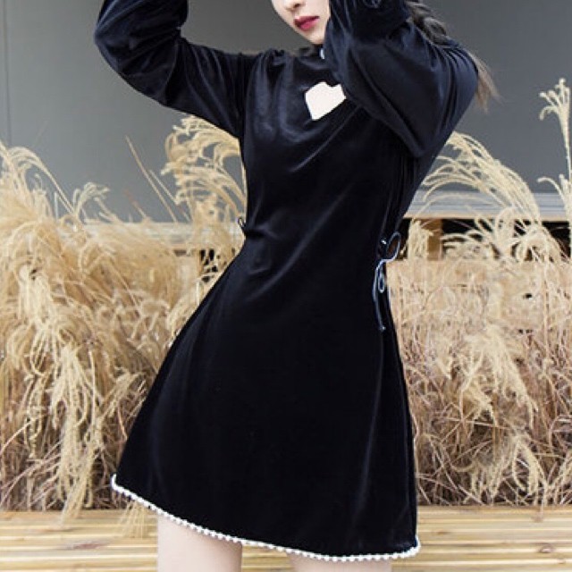 ଘ ଓ オープンハート 最強地雷系ワンピース ଘ ଓ 量産型 地雷 ジャニオタ Princesshyatt 量産型地雷系原宿系パンクストリートブラック韓国系厚底リュック