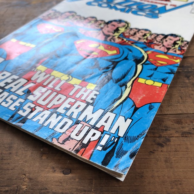 ヴィンテージ アメコミ Superman Starring In Action Comics No 542 Apr スーパーマン 英語 E Vintage ヴィンテージ 洋書 雑貨のお店