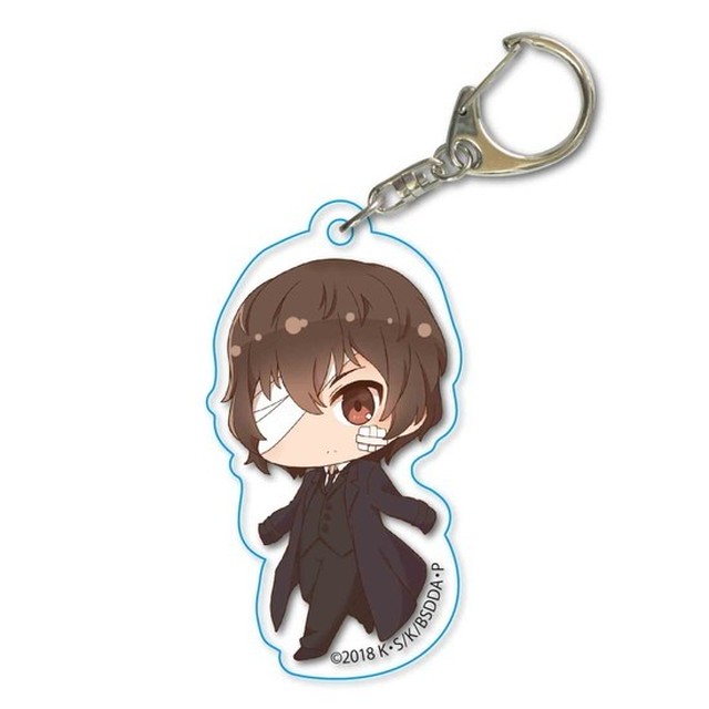 文豪ストレイドッグス Dead Apple てくトコアクリルキーホルダー 太宰治 黒の時代ver クリックポスト対応 アニメグッズ専門店 ｈｏｂｂｙ ｂａｃｋｅｔ