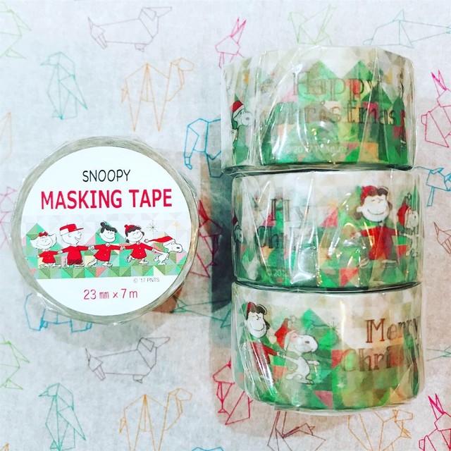 スヌーピー クリスマス マスキングテープ専門店 ヨハク社