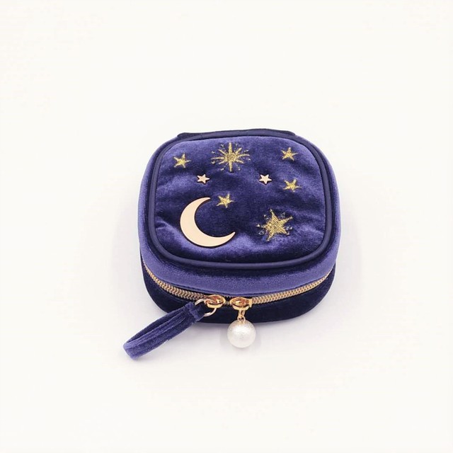 星空の刺繍ジュエリーポーチ Sally S Ring In Paris サリーズ リング パリ
