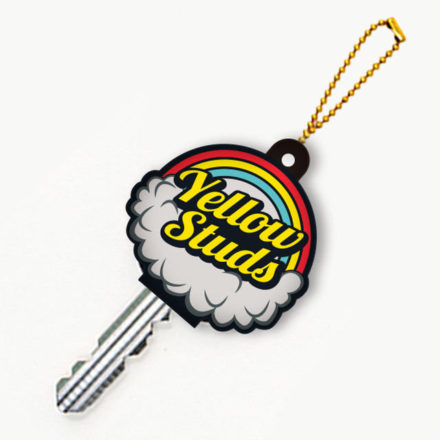 ラバーキーカバー カラフル Yellow Studs Online Shop