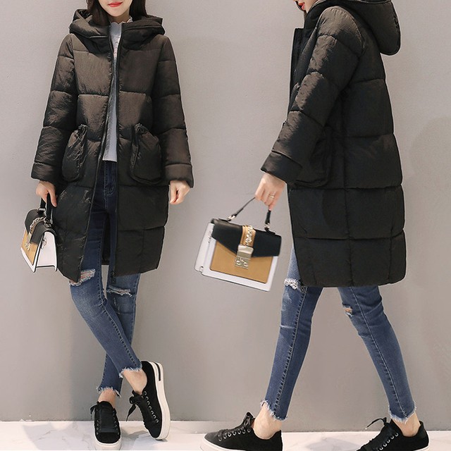 ダウンコート レディース ロングコート フード付きコート 軽い 暖かい コート レディース 韓国ファッション 直輸入通販 セクシーワンピース クールカジュアル 全品送料無料 Ukky Franky