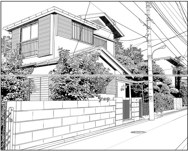 一戸建て住宅 A 0003 漫画家本舗