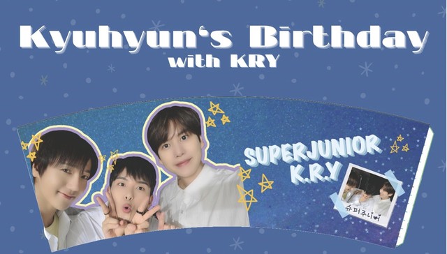 Super Junior Kry キュヒョン リョウク イェソン カップホルダー お菓子カップ付き キラキラ韓流商店