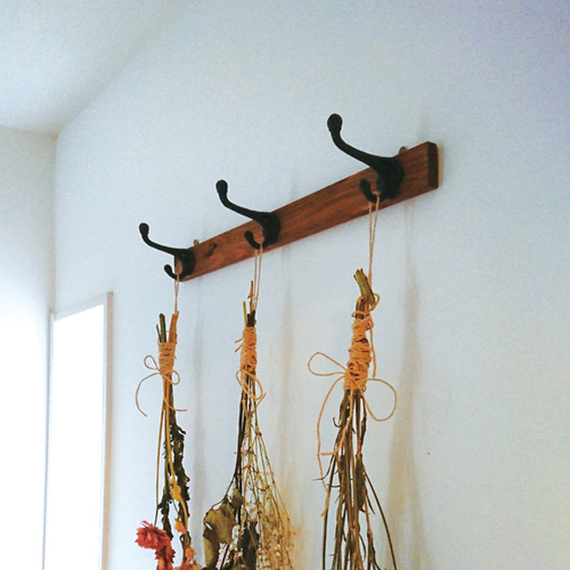 壁掛けフック コートフック Typeｂ 国産熊野紀州材使用 Ecokagu エコカグ 国産無垢材 家具 学習机 絵本棚