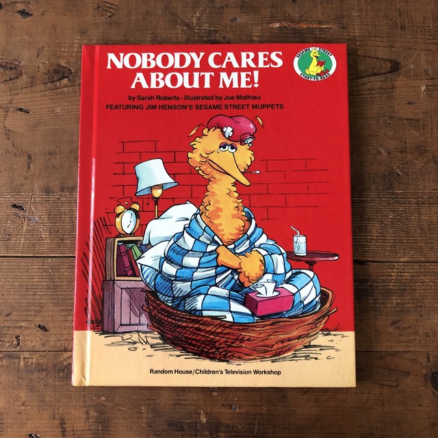 ヴィンテージ 洋書 絵本 Nobody Cares About Me セサミストリート ビッグバード 英語 E Vintage ヴィンテージ 洋書 雑貨のお店