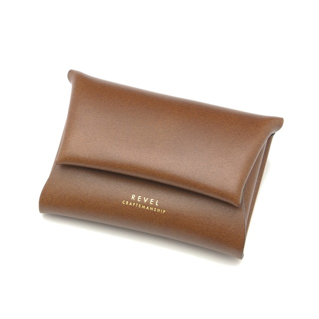 折革ミニ財布 - S.WALLET キャメル