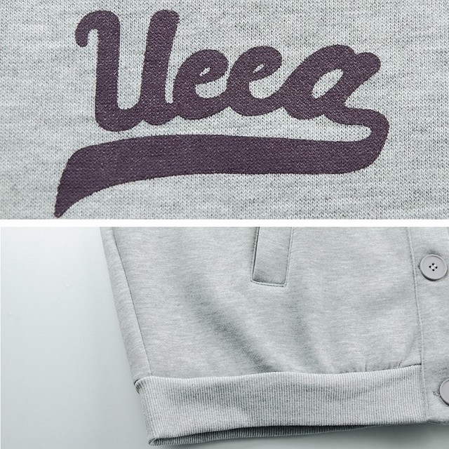 大きいサイズ レディース トップス 春 秋 冬 トレーナー スウェット ジャージ フロントボタン バックプリント ゆったり 長袖 トレーナー オーバー サイズ スウェット シンプル ストリート カジュアル お出かけ デート 通勤 通学 学生 キャンパス 旅行 普段着 グレー ブルー