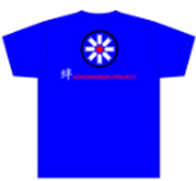 青い鯉のぼりプロジェクトtシャツ ハンドメイドショップ サムライアパートメン堂