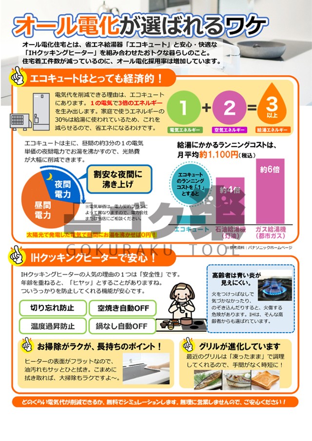 R02 05 エコキュート買い替えサイン ゴク楽チラシ データ ダウンロード