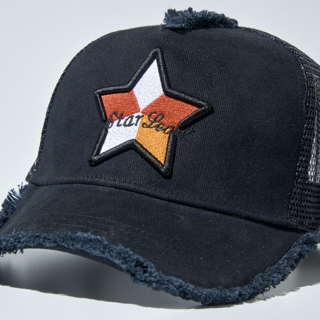 Starlean スターリアンfive Parts Mesh Cap Red Black Adeos