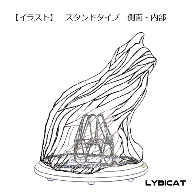 Lybicatランプ クリムトの猫 受注生産 Lybicat