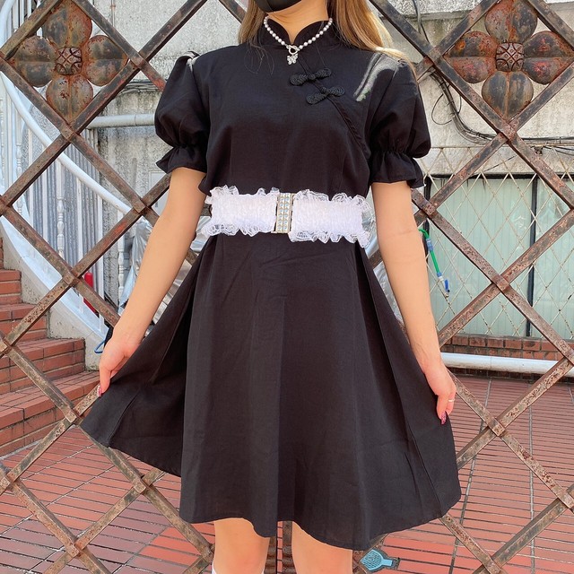 チャイナフレアミニワンピース Burlesque