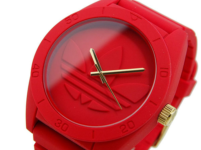 アディダス Adidas サンティアゴ 腕時計 Adh2714 レッド 時計屋 チックタック